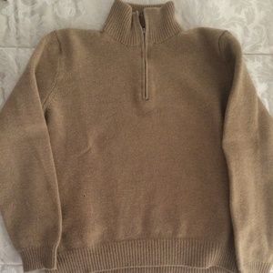 Retro 80s Zip Turtle neck Polo Sweater